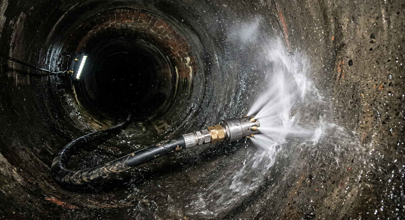 hydrocurage haute pression canalisation Trappes